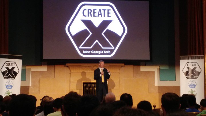 billcutts's tweet photo. GT President Bud Peterson on the emergent entrepreneurship culture at Tech https://t.co/mTkyJg11FA