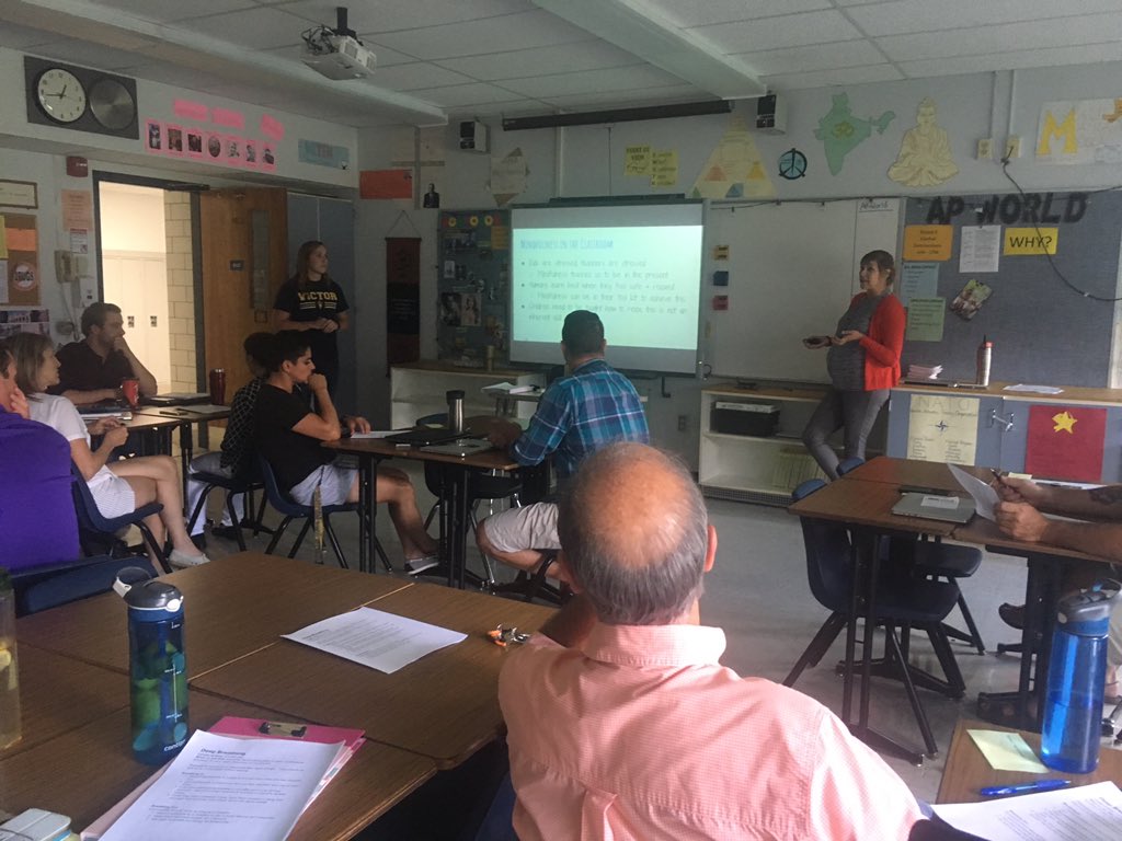 VictorSeniorHS's tweet image. A great day of learning at VSHS. @VictorSchools