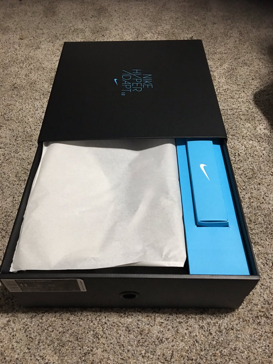 ThatVillenJD's tweet photo. I'm still #teamadidas #3StripeLife but this is one I had to pick up! 🔥🔥 #hyperadapt1.0 https://t.co/oMJo6IeOd1