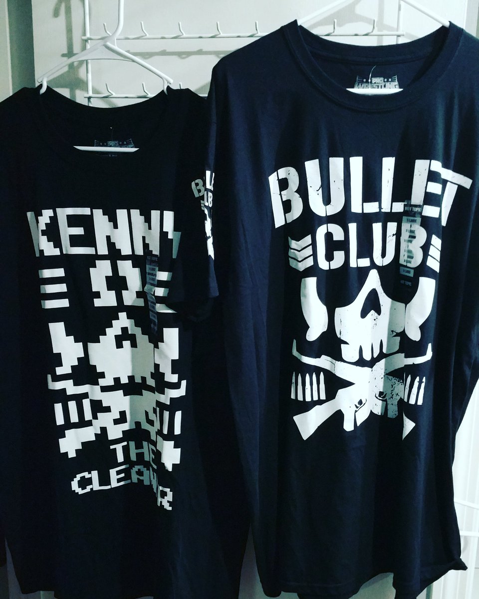 Some new purchases....
#Goodbye&amp;Goodnight
#Bulletclub 
#4Life
#2Sweet
<a href="/KennyOmegamanX/">Kenny Omega</a> <a href="/BulletClubNJPW/">Bullet Club</a>