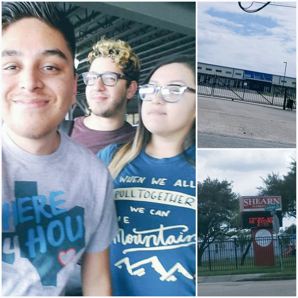 MrVzquez1's tweet photo. HISD & Yes Prep Teachers out visiting schools and making calls to check on students and their families. #HoustonStrong #Here4Hou https://t.co/hRHgMi5pEF