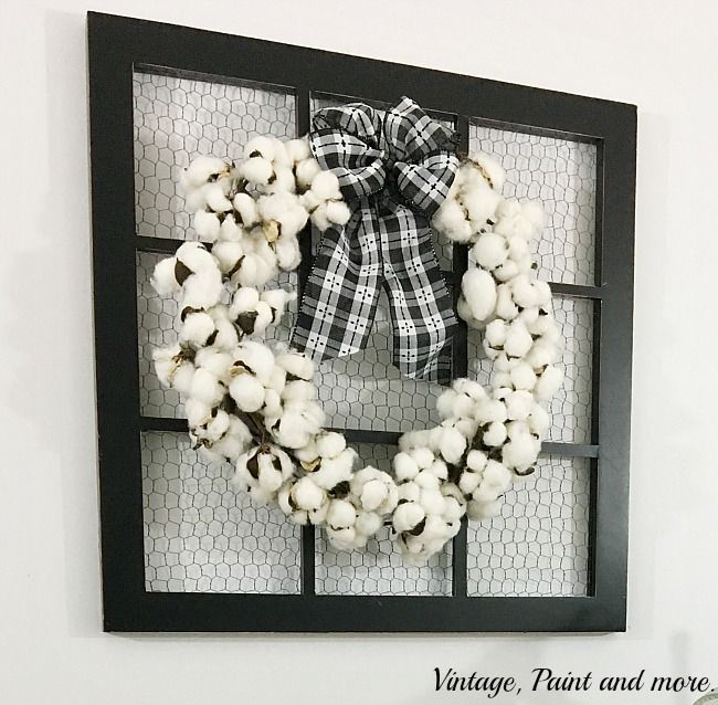 How to make a Cotton Wreath from a Cotton Garland <a href="/CathyCarroll11/">Cathy Carroll</a> buff.ly/2vE4fWt