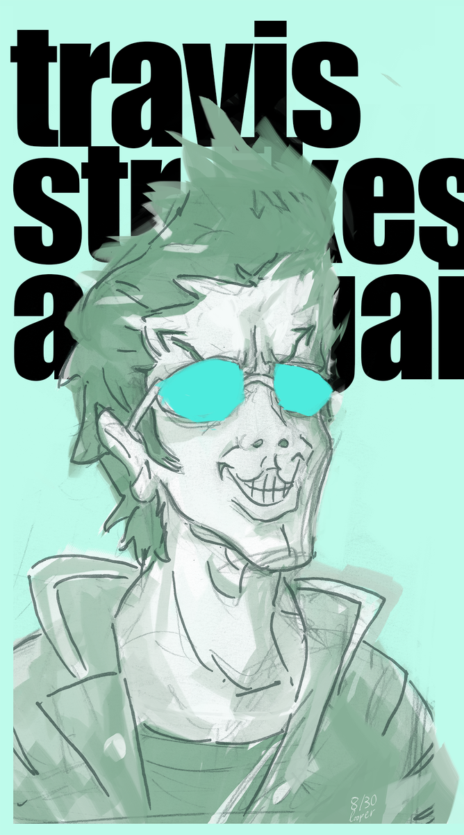 @suda_51 The King Returns. #TravisStrikesAgain 