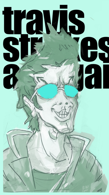@suda_51 The King Returns. #TravisStrikesAgain 