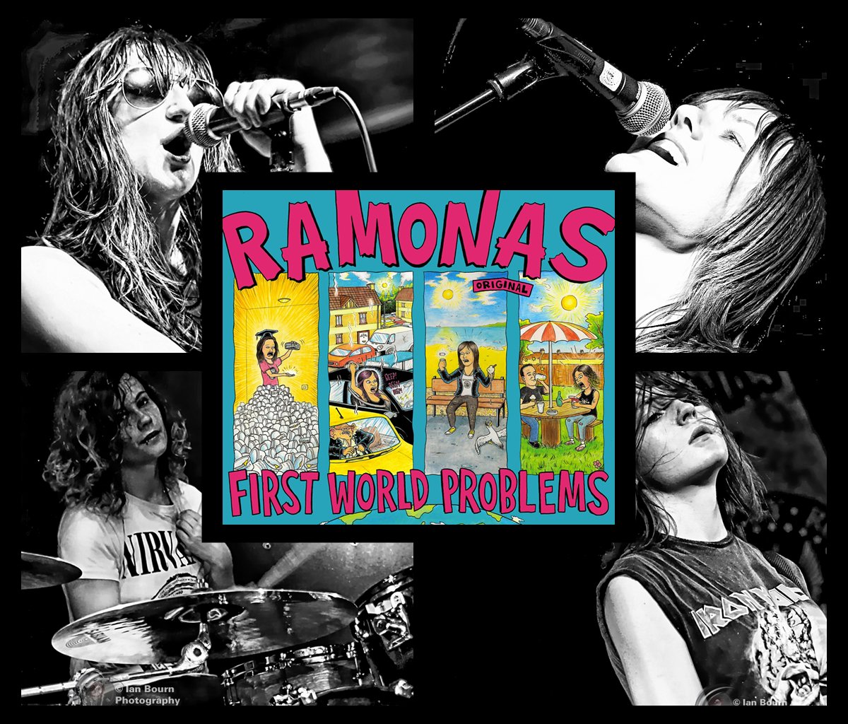 THE RAMONAS DEBUT ‘FIRST WORLD PROBLEMS’ featuring #Ramonas #TheRamonas - #punk #rock - full review #SceneSussex: wp.me/p8PVfX-he