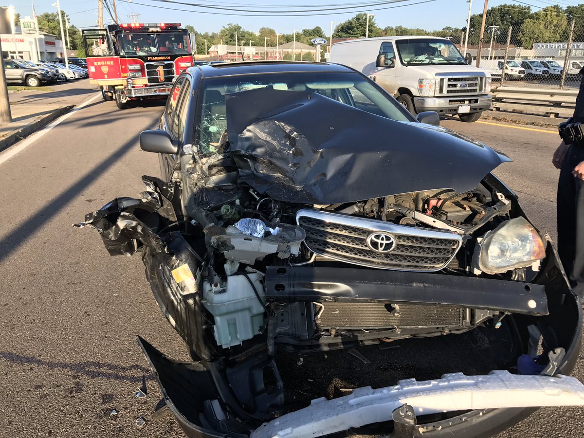 ACTIVE INCIDENT: MVA RT9 West at McDonald's. <a href="/FraminghamFire/">Framingham Fire Department</a> <a href="/FraminghamPD/">Framingham Police</a>