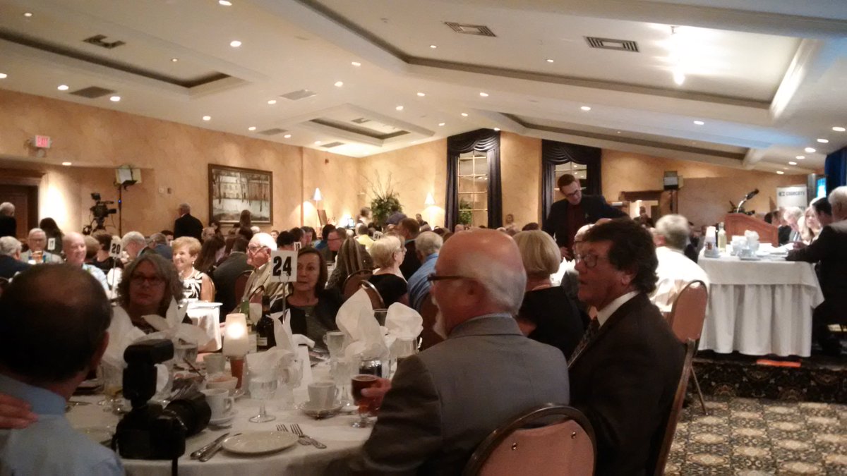 The Cabaret Room at the @BwCornwall is full for the Marc Crawford roast. Fundraiser for the CTC. https://t.co/gpiWoPIlcv