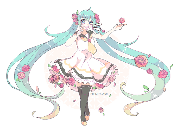 初音ミク10周年のtwitterイラスト検索結果 古い順