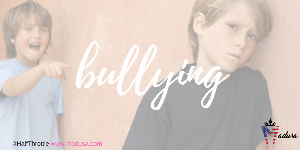 Madusa_rocks's tweet photo. #HalfThrottle #BULLYING. We talk about being both a bully/bullied & steps kids/parents can take. please listen/share https://t.co/Dsbaphm8y1 https://t.co/8De96yE9pj