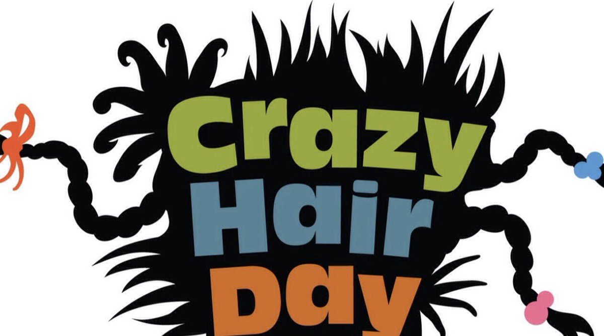 MissScottFHE's tweet photo. Check out our crazy hair!! #walkforostmann #crazyhairday #thirdgrade @ZumOstmann https://t.co/UwNwlzSnEJ