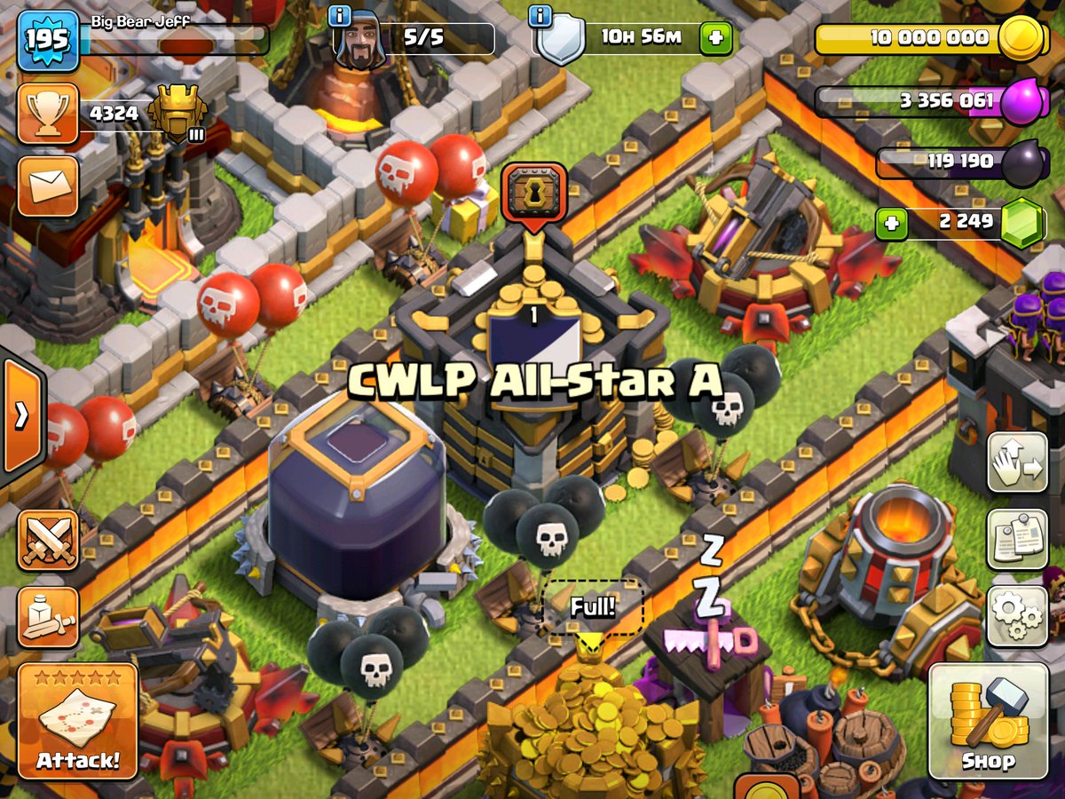 Shout out to the <a href="/FMLCoC/">FromMoltenLava</a> family for helping a guy find a home and improve to All Star status. 🌋🌋🌋