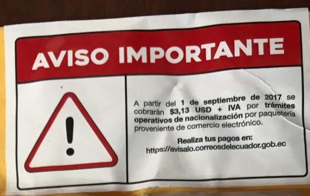 srealpe's tweet photo. Entonces dicen que ahora sus pedidos en wish y aliexpress tendrá costo de "nacionalización". Avanzamos Patria. https://t.co/w4XfNoiQ0X
