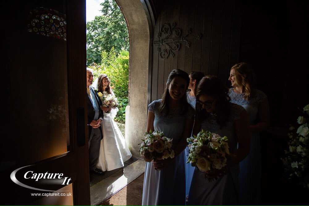CaptureIt1's tweet image. Love this shot of Jo entering the church wearing her #carolinecastigliano dress. @CCastigliano