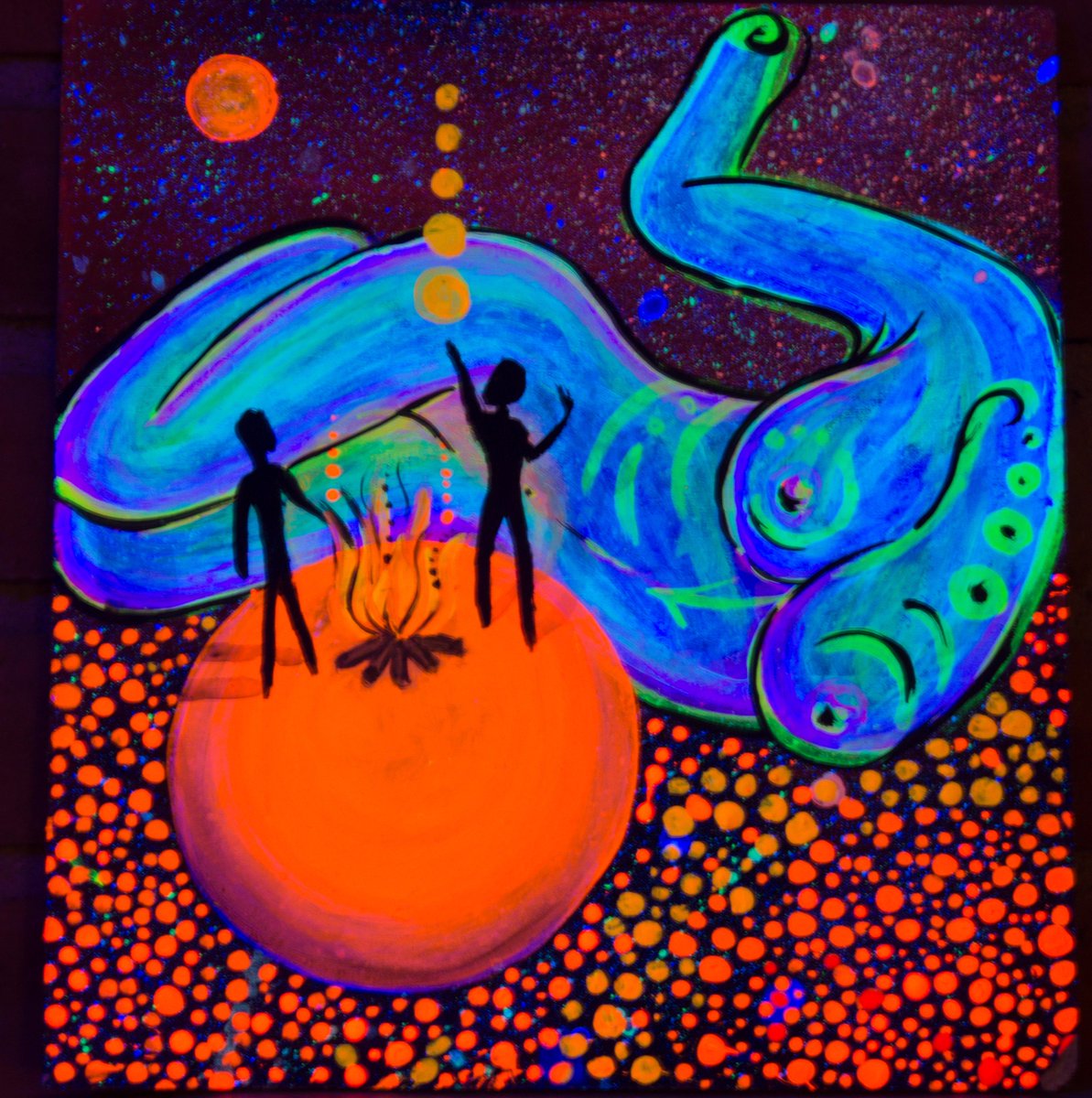IngridStarenka's tweet photo. #Ladyblue #PsycodelicPaint #fluorescence #brilliant  #Starenka #ArtePsicodelico https://t.co/HdRr4RdAmU