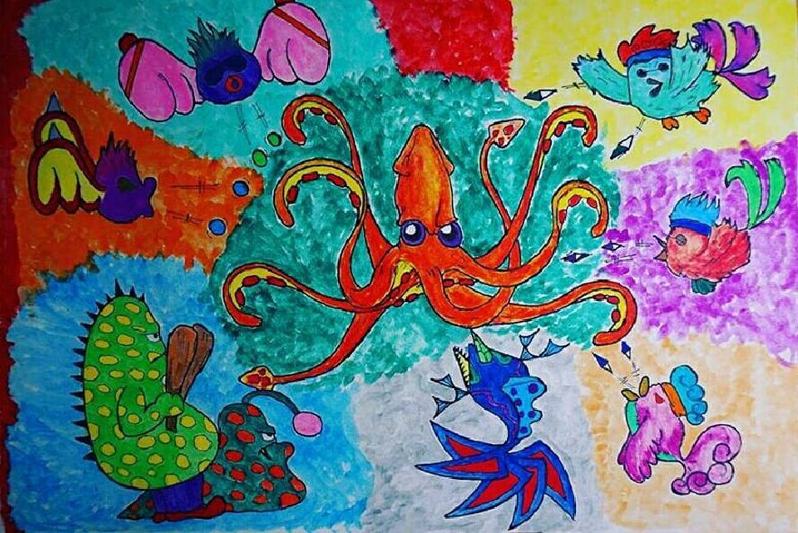 DrawNinomo's tweet image. Doodle art : COTOPUS WAR ^^
youtube channel : NiNoMo Draw. 
#doodle #Doodles #drawing #drawoctopus #ninomo #doodleart #ninomodraw #draw