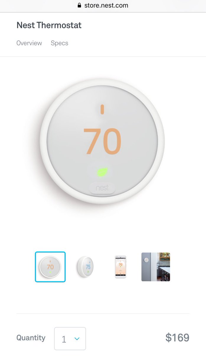 stevejev's tweet photo. @verge Has this product from Nest been officially released yet? Found it on their online store.. https://t.co/eUVY92C7Dy https://t.co/hGRnj1PoF0