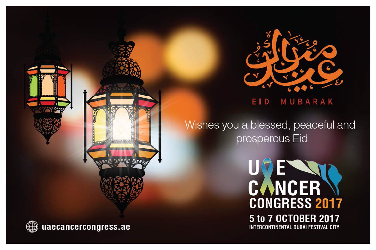 UAE_Cancer's tweet photo. Eid Mubarak from the UAE Cancer Congress! https://t.co/L8gqCGx2AI