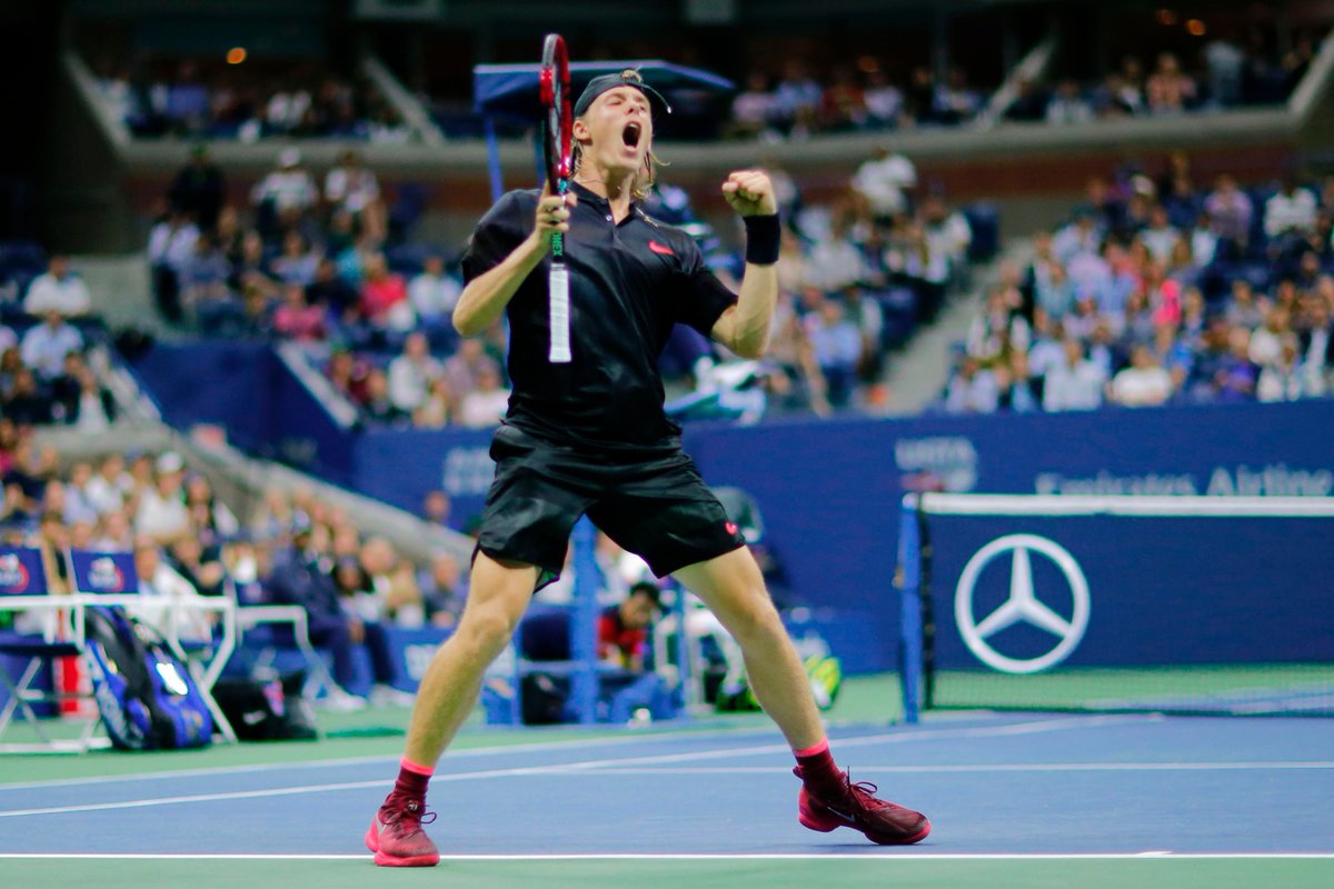 CBCAlerts's tweet photo. 18-year-old Canadian Denis Shapovalov moves onto the 3rd round of the U.S. Open win over with Jo-Wilfried Tsonga 6-4, 6-4, 7-6. https://t.co/9bsD420zbR