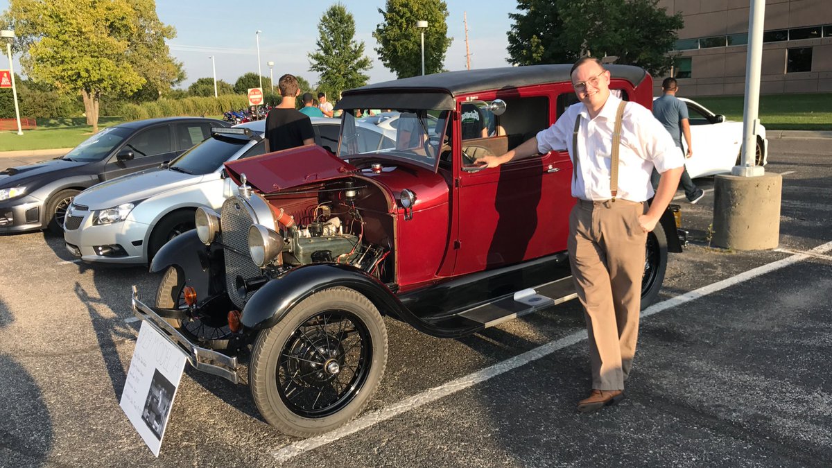 pittstate's tweet photo. Always love checking out the sweet rides at the annual Auto Tech Car Show and BBQ! #oagaag #gorillatech https://t.co/GtuS512uat