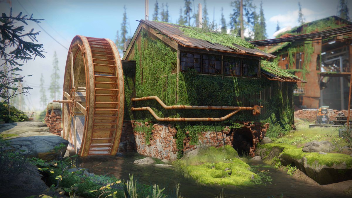 Bungie's tweet photo. Welcome to the Farm. PC Beta players can now visit the farm from  5 PM to 7 PM Pacific. Vendors have the day off. https://t.co/2Bb9Oj57cd