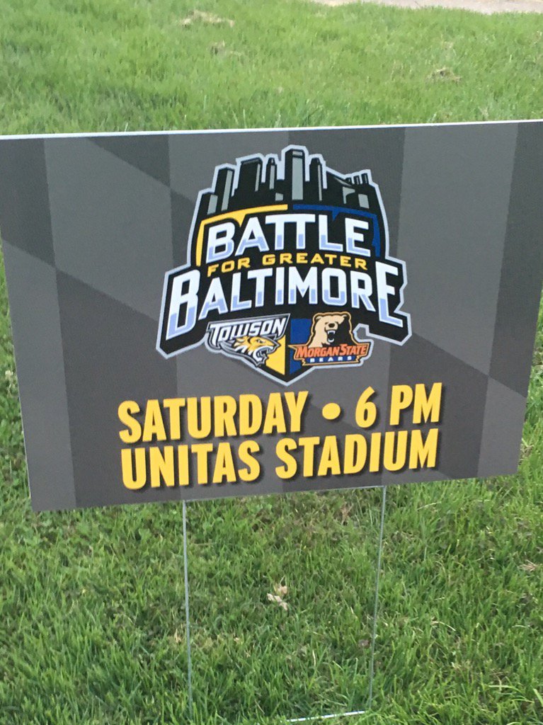 tlentfid's tweet photo. Proudly displaying my Rodgers Forge yard art. #battleforbaltimore. #GoTigers https://t.co/ZfRIYWCqhP