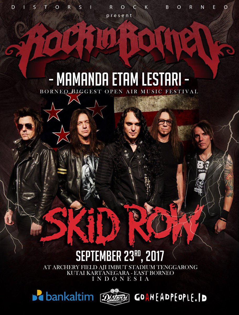 #rockinborneo
#RIB2017
#goaheadpeople
#goaheadpeoplesamarinda
#nantijugalopaham
#event #konser #rock #metal #skidrow