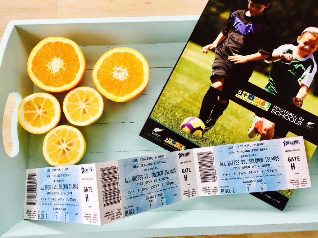 unitedfreshnz's tweet photo. Giveaway! 10 tix to All Whites v Solomon Is. game tomorrow. Email info@5aday.co.nz to win @NZ_Football https://t.co/R6XaaD29hC