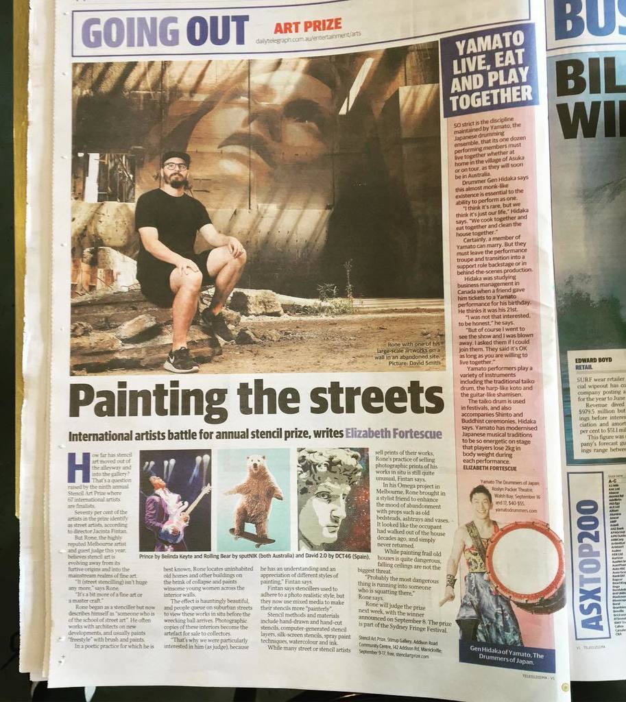 Full page write up in today's <a href="/dailytelegraph/">The Daily Telegraph</a> for our Exhibition which kicks off 9 September at Stirrup Gallery in… ift.tt/2xOr8aG