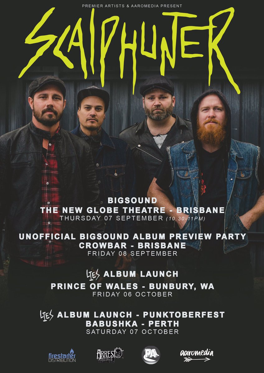 'Lies' is comin..dropping Sept 29 on <a href="/ArrestRecAust/">Arrest Records Aust</a> / Firestarter FMD!!

Preview shows at BIGSOUND &amp; Crowbar then WA shows in Oct.