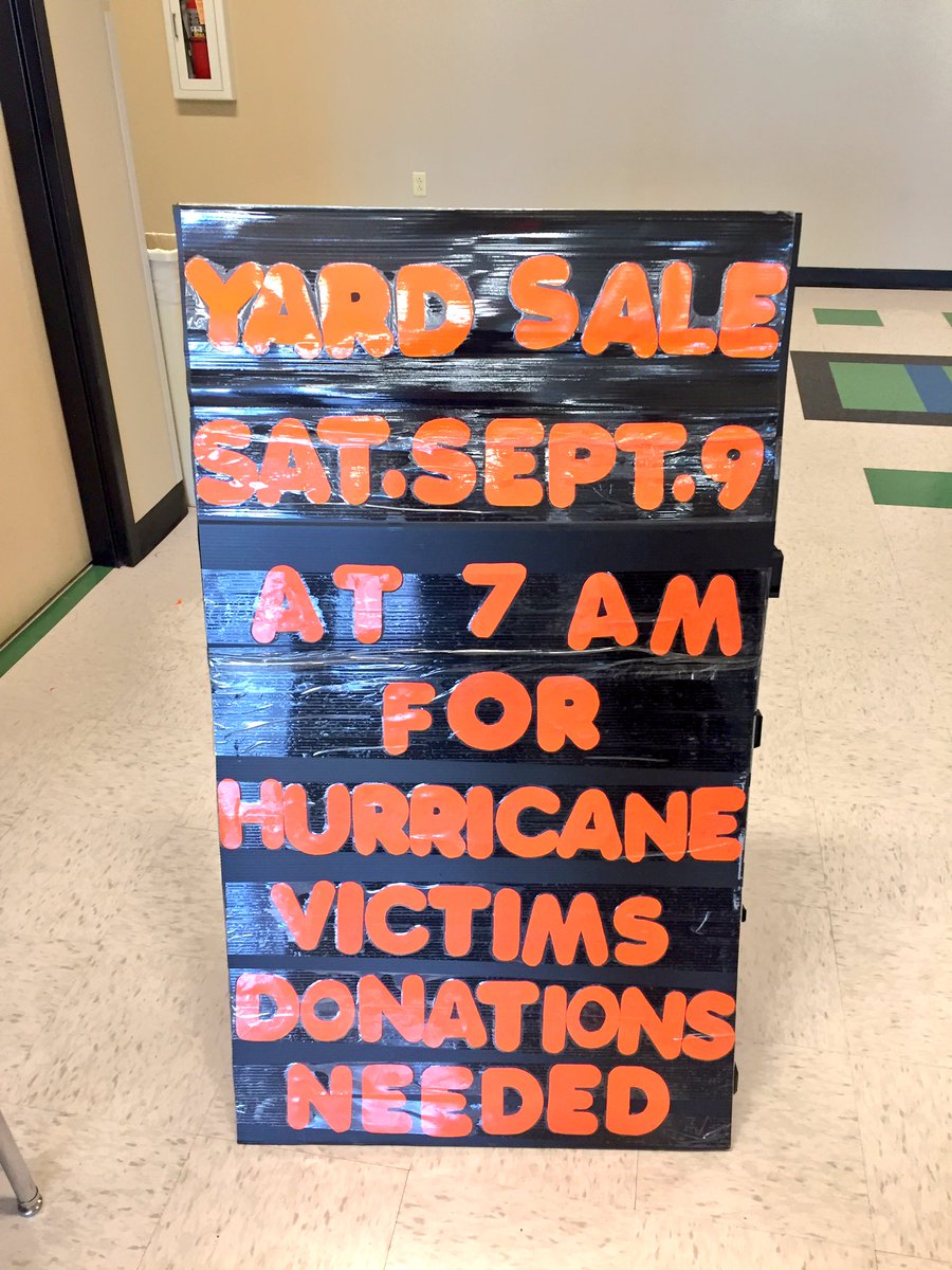 HseElPaso's tweet photo. Donations needed for @HseElPaso Yard Sale for Hurricane Harvey Harmony victims. Sept 9 @7 #Clothing #shoes #toys #household-items https://t.co/MmXCQihZ8t