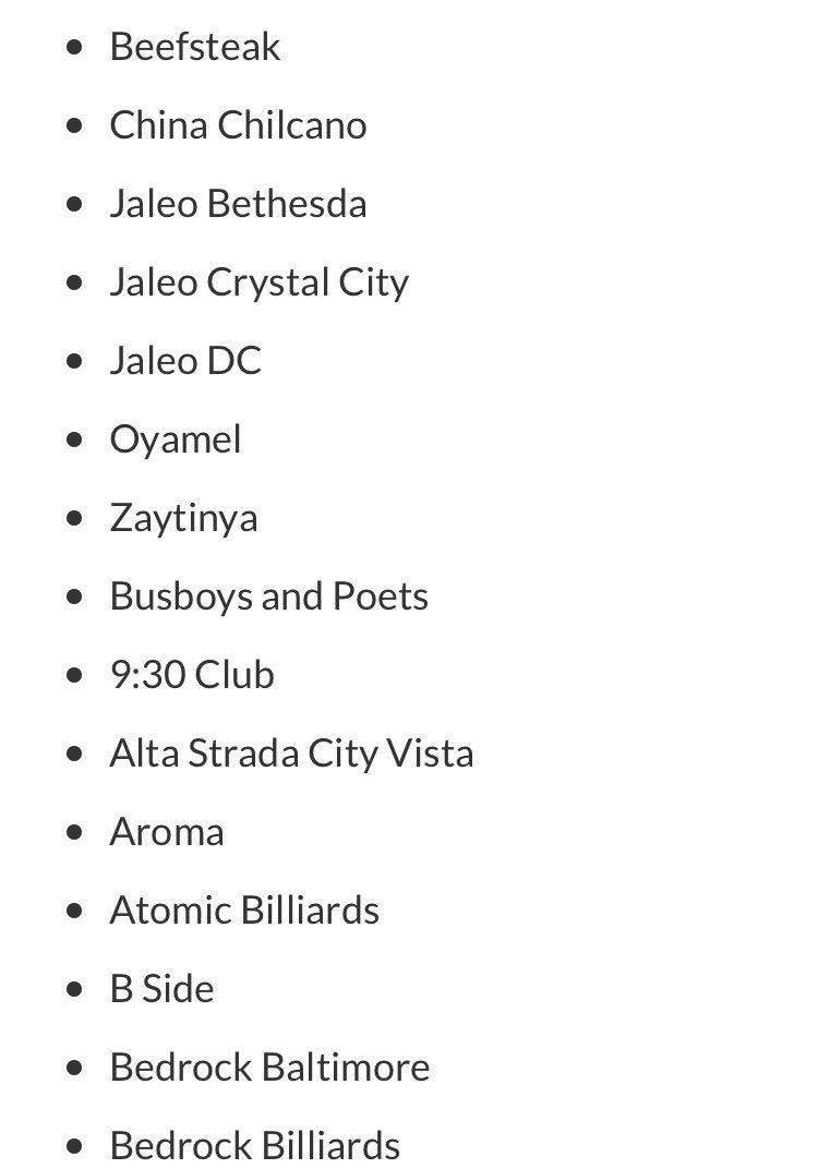 DMVFollowers's tweet photo. Tomorrow night these DC restaurants will be hosting 'DC Dines Out for Houston'. A percentage of all meals will go to a Harvey Relief Fund. https://t.co/LfOsArri97