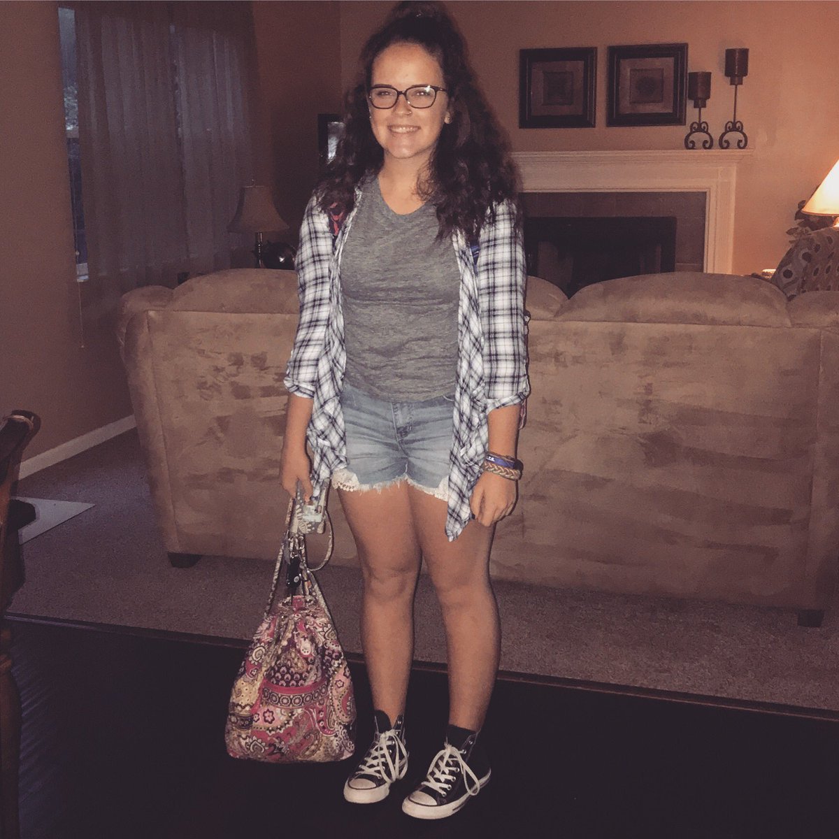 asimpson66's tweet photo. So proud of this cutie!  She has texted me about 50 times this week- first week of driving to school #nervousmomma https://t.co/gaEf7u95hS