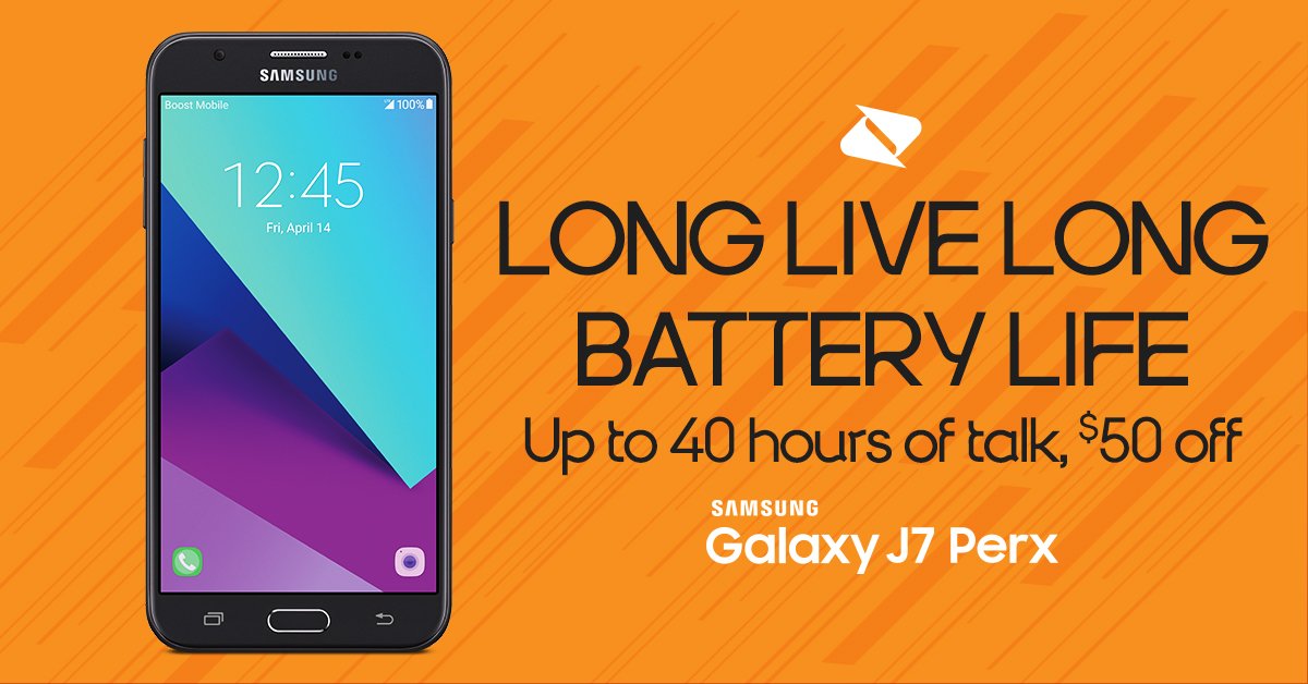 boostmobile's tweet photo. See more of everything w/ 16GB and a 5.5” touchscreen display on the Samsung Galaxy J7 Perx – now for only $149.99. https://t.co/ouXkddJwQ8 https://t.co/meMMORHkg8