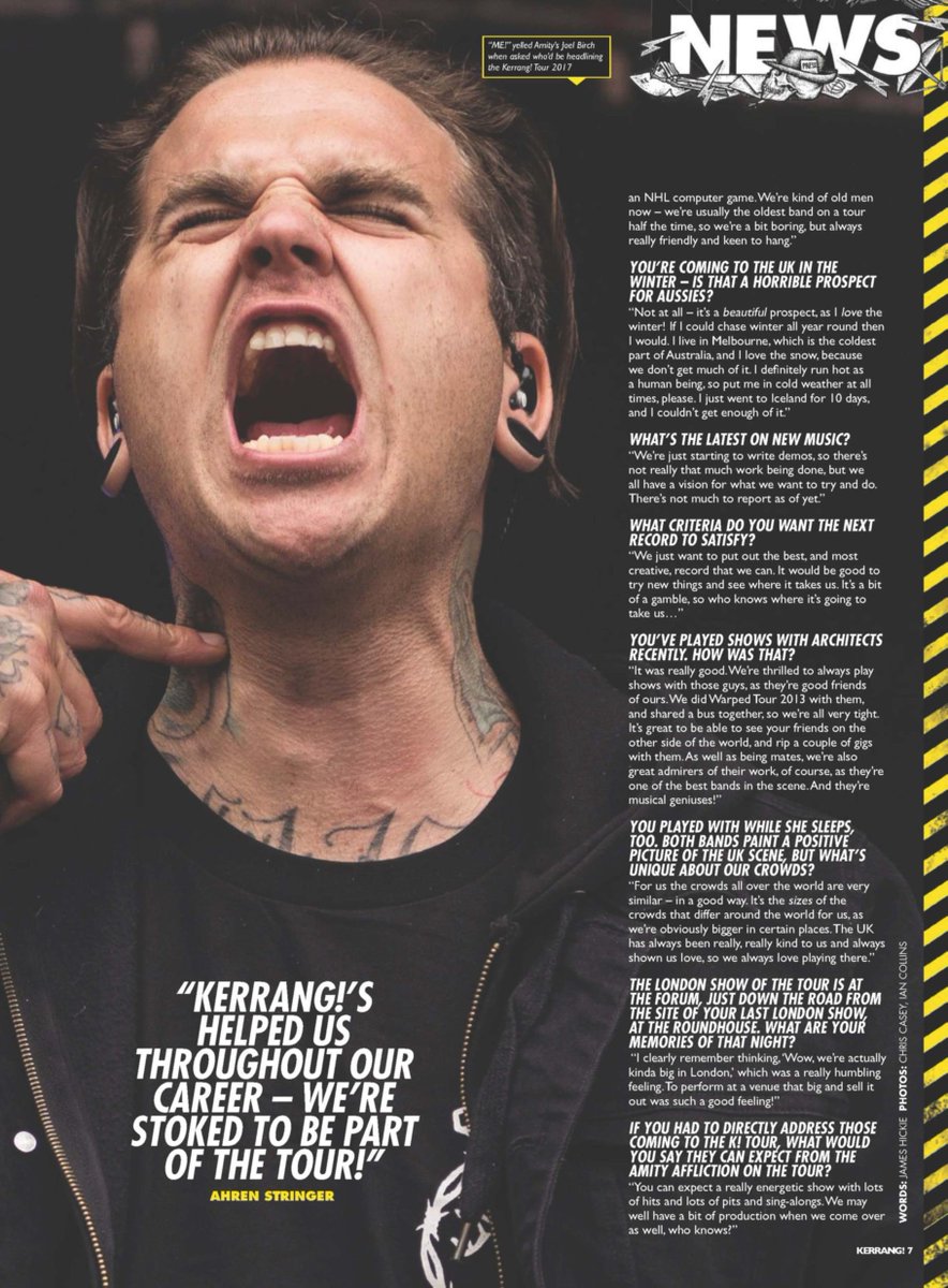 The Amity Affliction tweet media