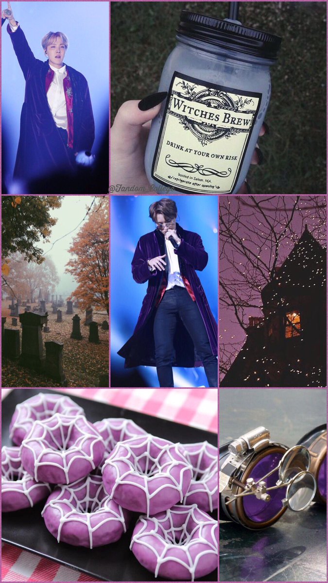Fandom_Collage's tweet photo. I love the fall season!! #jimin #jhope #jin #namjoon #fall #halloween #kpop #bts -Emily https://t.co/QyhaLb1X1t