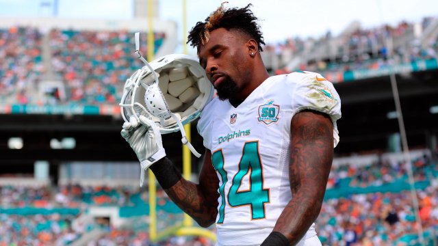AndySlater's tweet photo. SLATER SCOOP: NFL reviewing Dolphins WR Jarvis Landry under personal conduct policy. League has video, sources say. https://t.co/eILWAltaRa https://t.co/luKLiHxboM