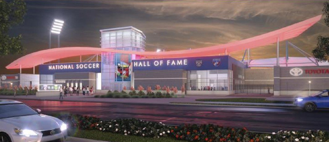 MLS's tweet photo. .@FCDallas, @ussoccer plan to open National Soccer Hall of Fame in October 2018: https://t.co/syaHIisJTb https://t.co/6MXWroRmYt