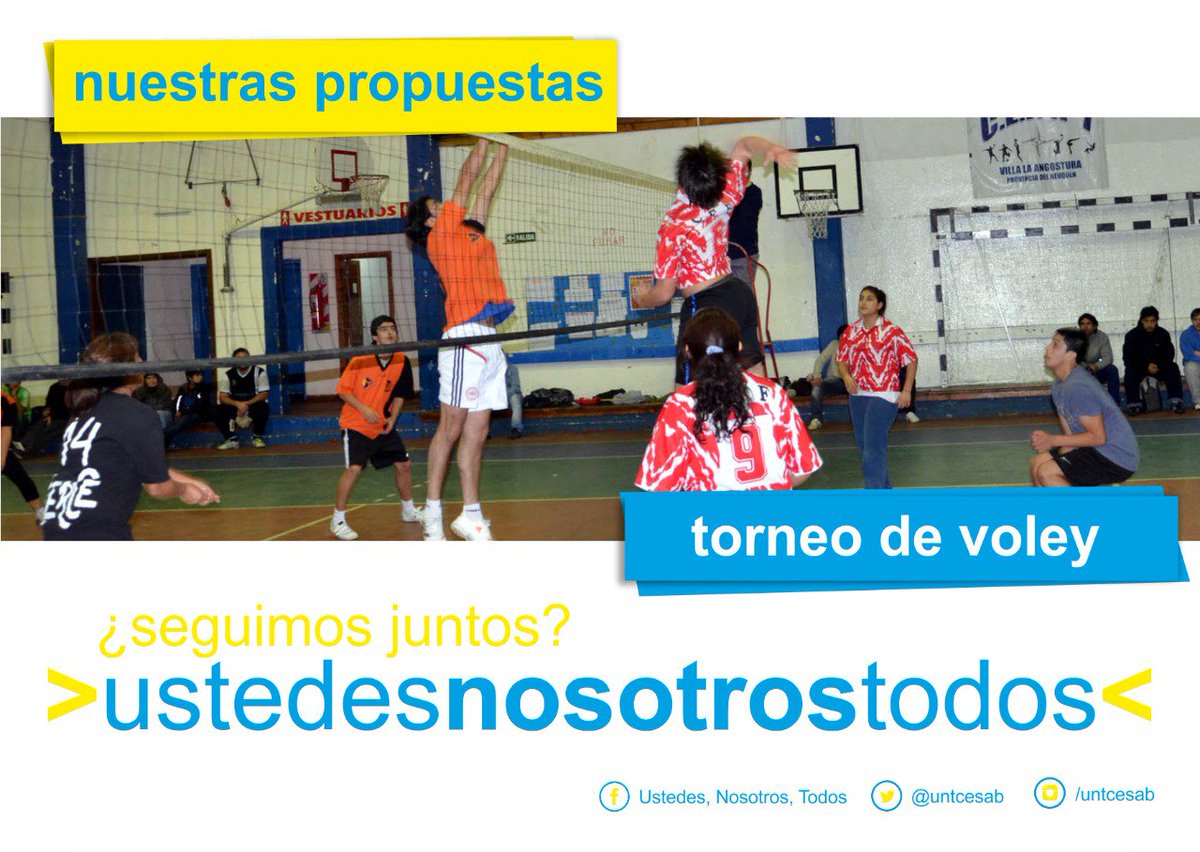 Cesab2015's tweet photo. SIGAMOS JUNTOS / ¿Nos acompañas este viernes? #UNTconVos https://t.co/Y3ulAEkKzj