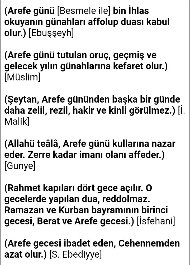 isaa1453's tweet photo. " arefe günü,
(her birini besmele ile) bin ihlas'ı şerif sûresi okuyanın, günahları affolup duâ'sı kâbûl olur "
#hadis'i şerif https://t.co/vPq5mVj2P3