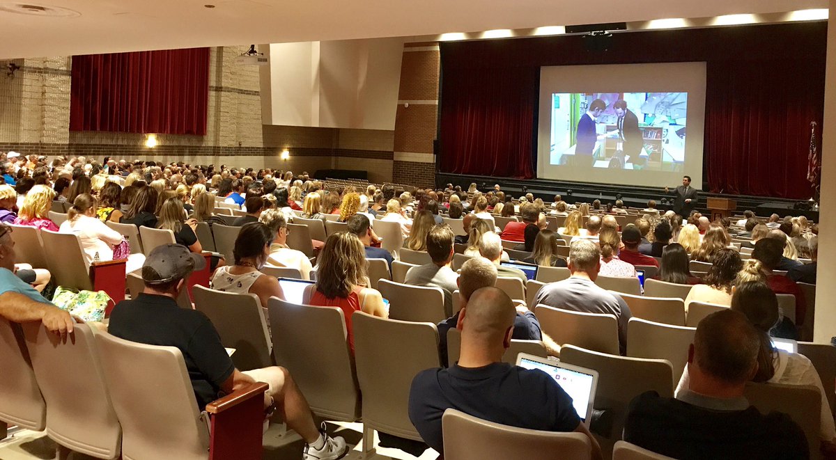 SamMormando's tweet photo. Incredible start to the school year with @ajjuliani followed by @gcouros #TechBootCamp17
#garnetvalleylearns https://t.co/8KS7QPqSpR