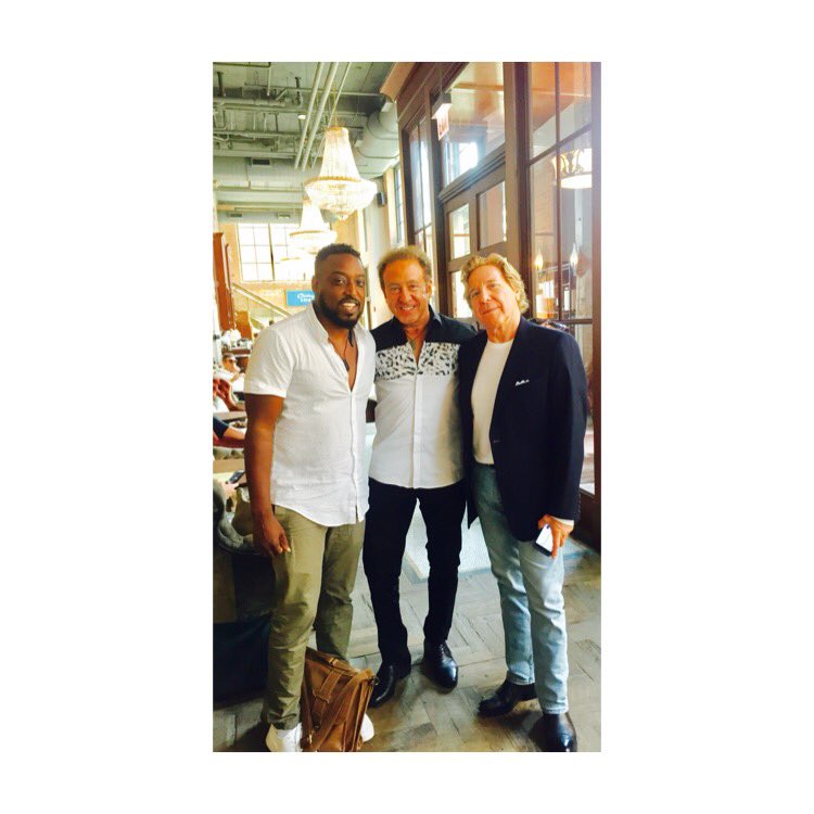 Great meeting with these two legends #greatthingsahead #LA