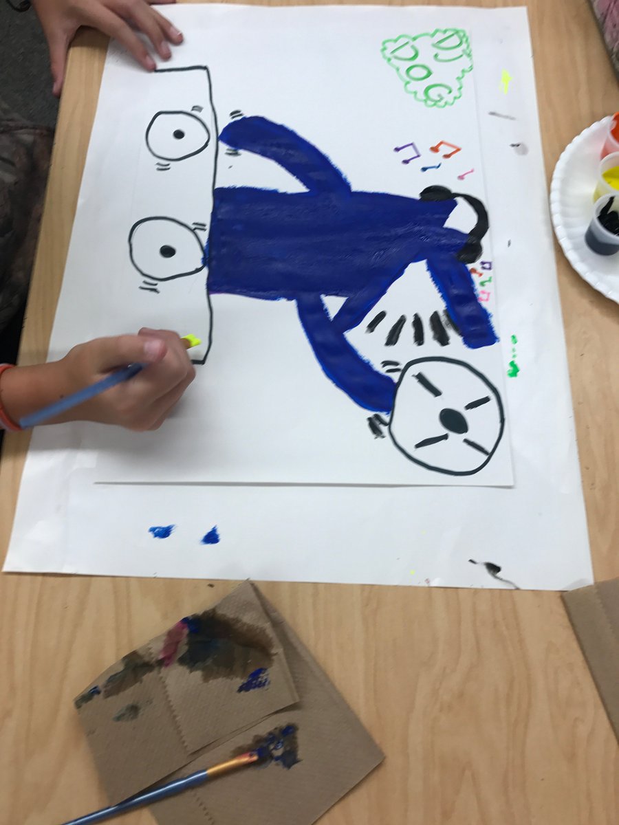 MsWiningArt's tweet photo. Art History and painting project with fourth grade art students @DiemerEagles512 https://t.co/iKmIKdU9ij