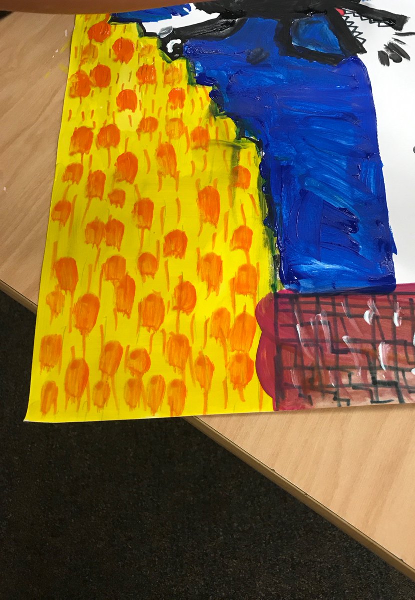 MsWiningArt's tweet photo. Art History and painting project with fourth grade art students @DiemerEagles512 https://t.co/iKmIKdU9ij