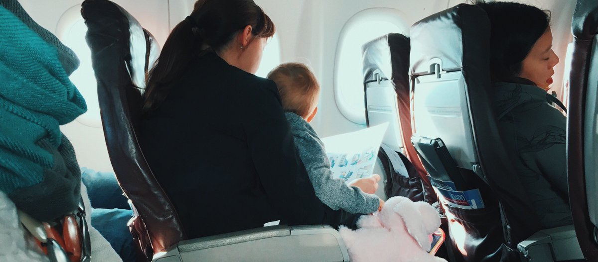 SmarterTravel's tweet photo. Dear parents flying with a baby: We're judging you. https://t.co/cWBMni0nuM https://t.co/b6cHSsNv5y