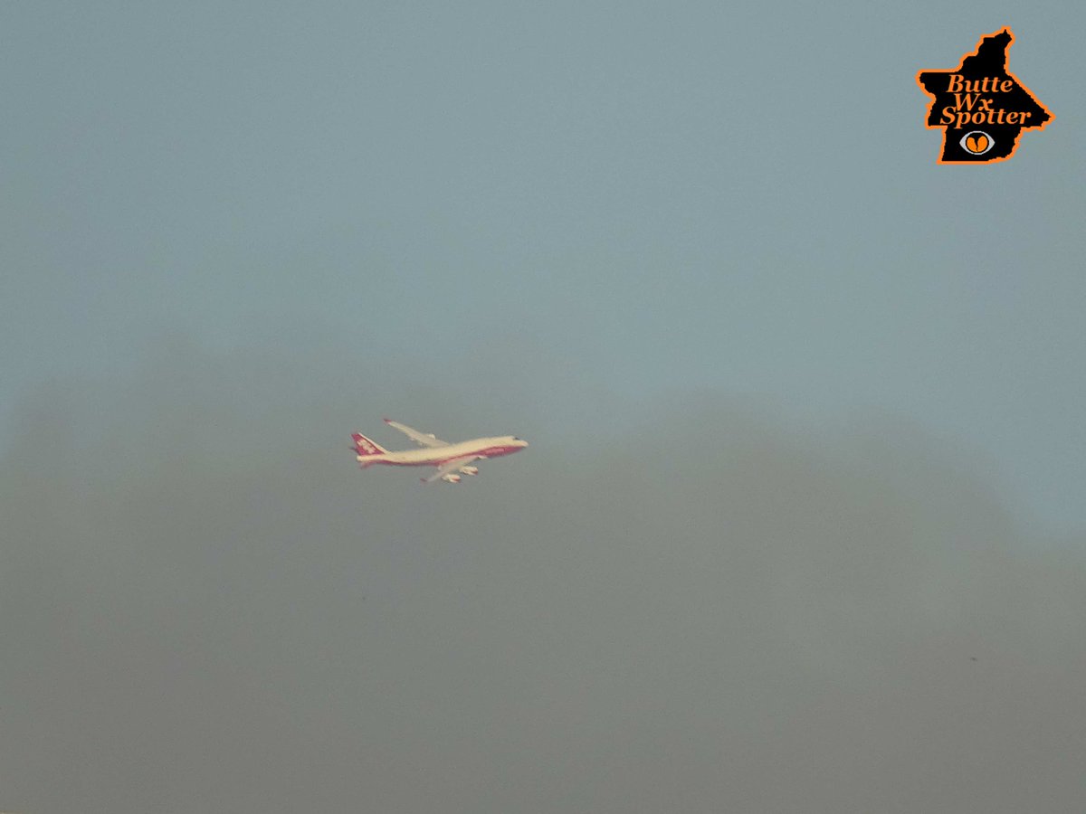 Global Super Tanker over the #PonderosaFire in #ButteCo