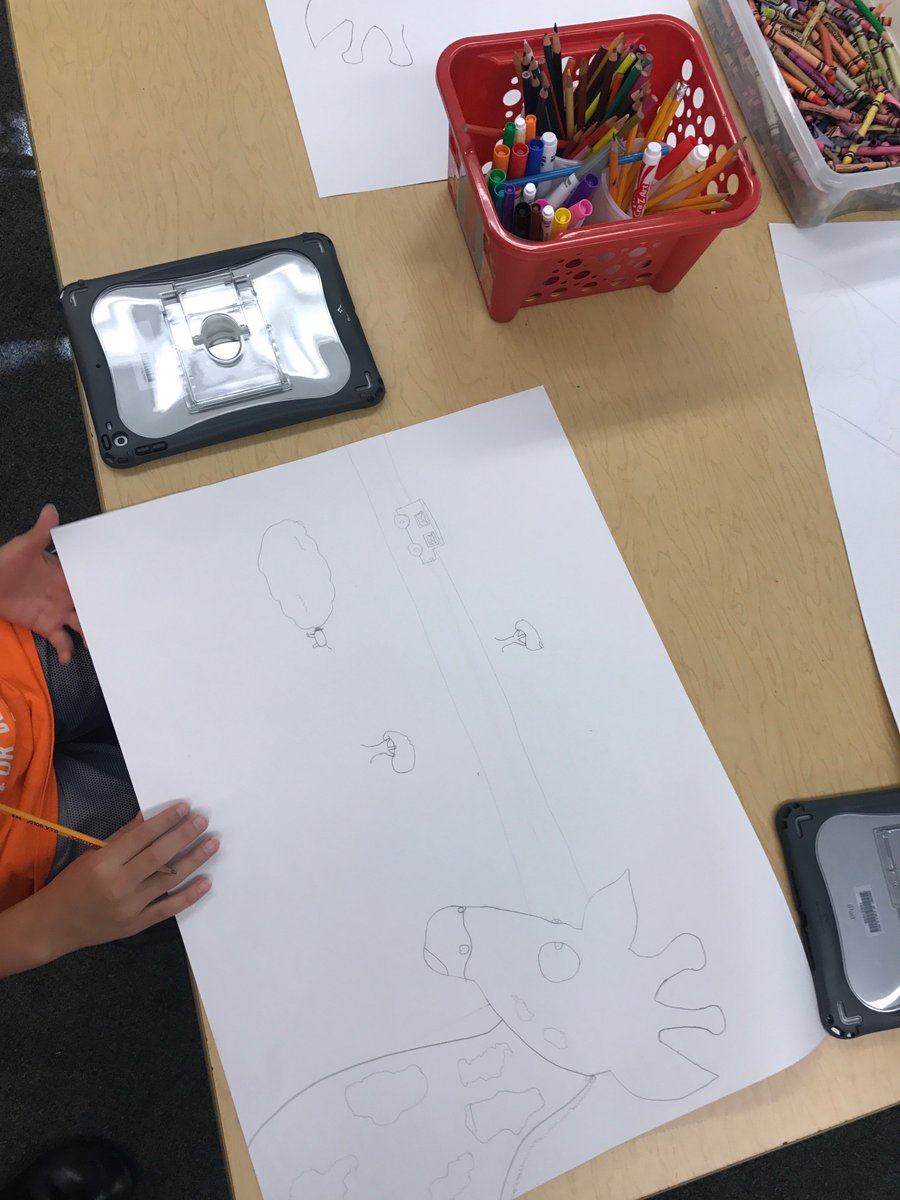MsWiningArt's tweet photo. Sixth grade artists researching giraffes and their habitat @DiemerEagles512 https://t.co/iPVVxkiQDk