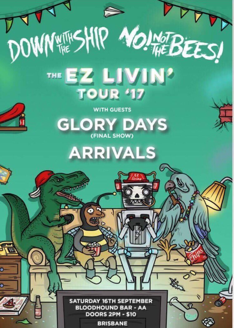 glorydaysau's tweet photo. Alright guys and gals. It's time for our final show. Come and hang out with us one last time while we punk jump to our little hearts content https://t.co/Ts8Zwm0OWv