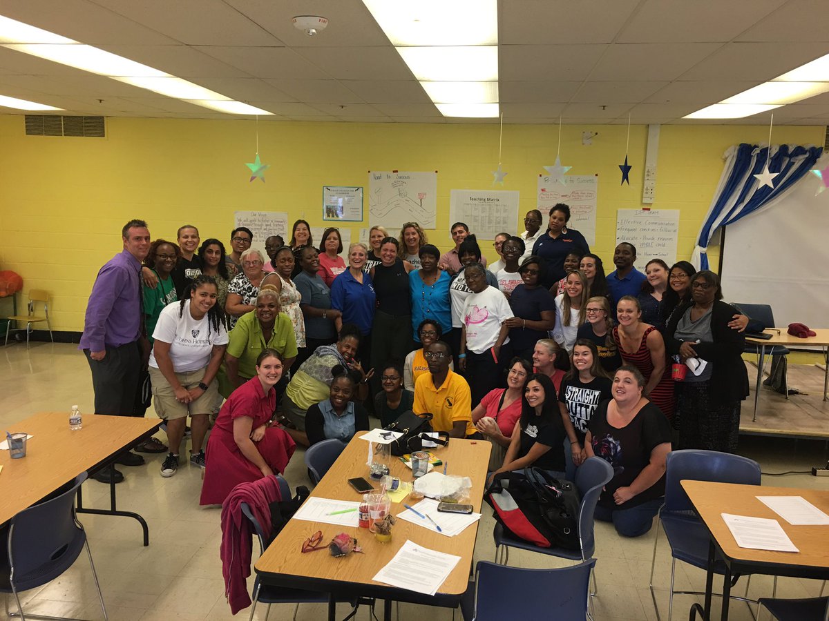 HardyOlia's tweet photo. William Paca staff is ready to kick off 17-18 school year! Thank you Brooke Haycock for phenomenal performance "Catalyst" @BaltCitySchools https://t.co/issCqZXjUw