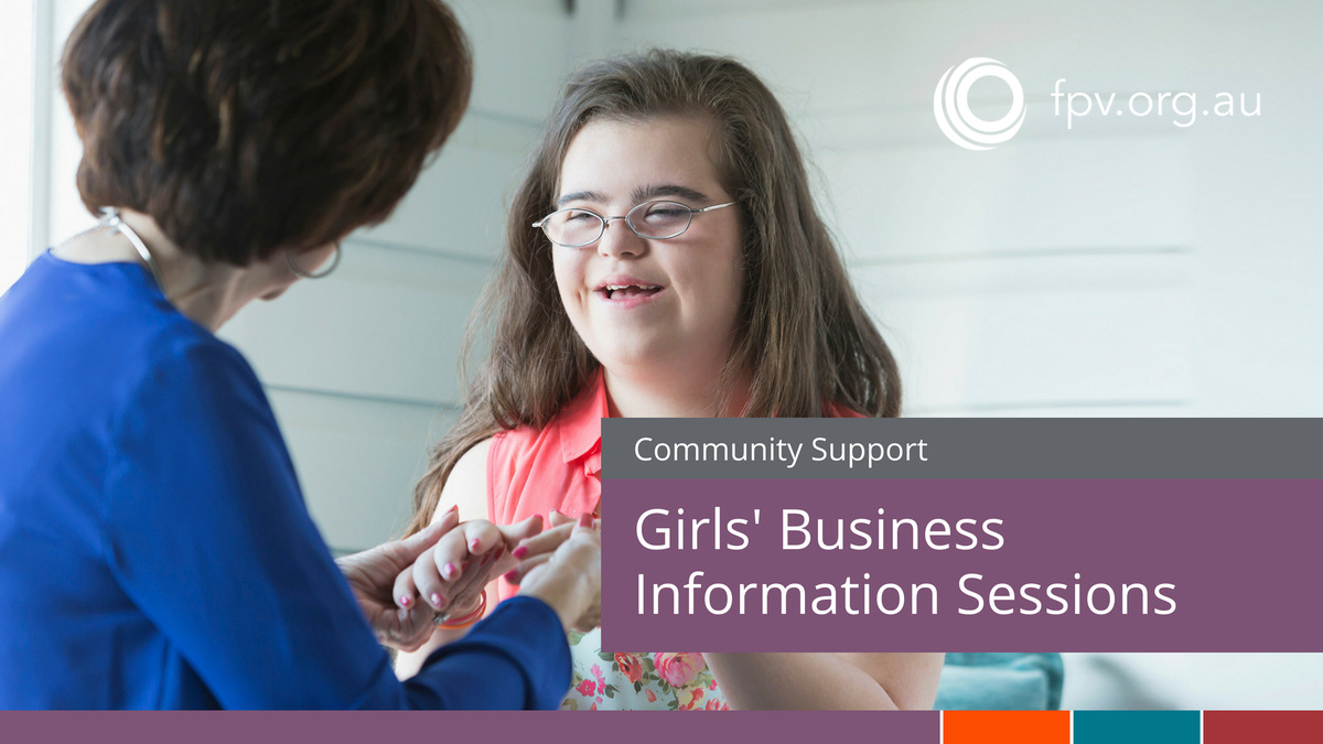 sexualhealthvic's tweet image. Sep 25: Girls’ Business Info Session, for parent/carer of a young person with #CognitiveDisability 8-16yrs Book now: fpv.org.au/courses/parent…