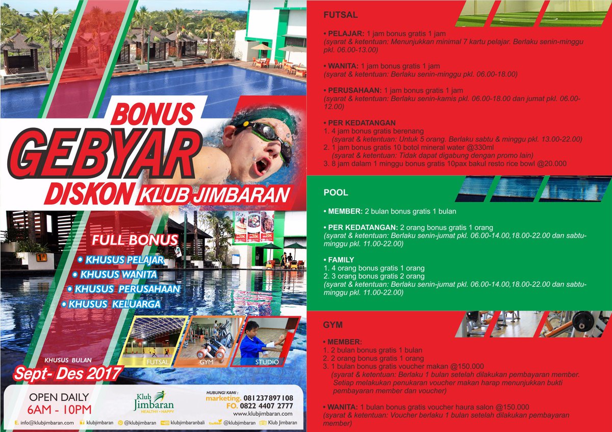 Ayo rame-rame ajak teman dan keluargamu ke <a href="/klubjimbaran/">klubjimbaran</a>